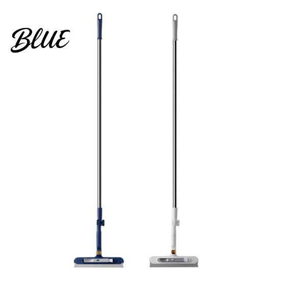 Exterior Window Cleaning Tool Glass Wiper with Flexible Corner Head 180-Degree Rotating Panel