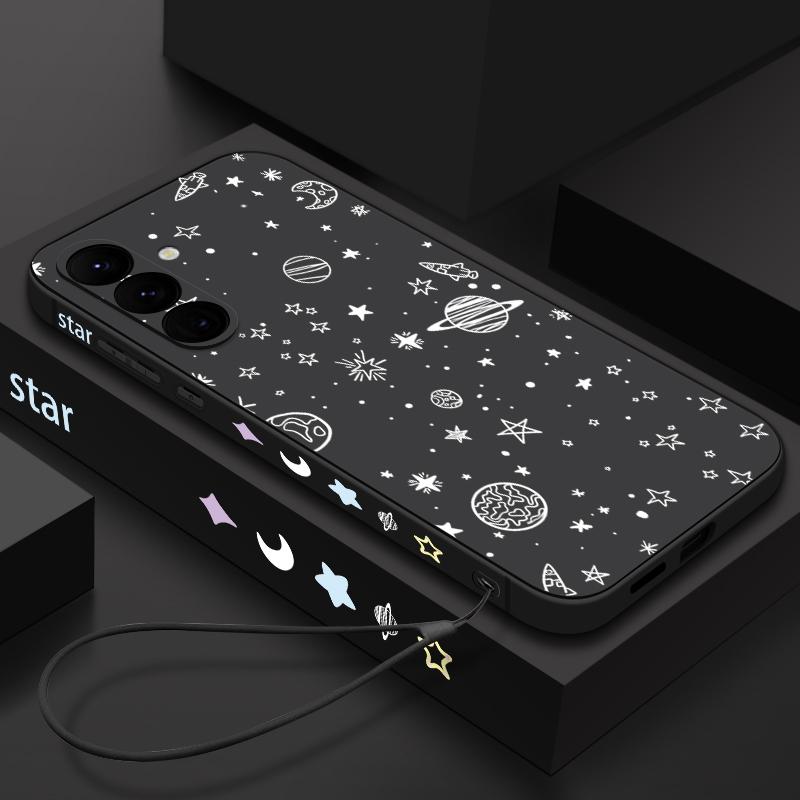 Stars Pattern Magnetic Phone Case For Samsung Galaxy S26 S25 S24 Ultra S23 S24 S25 FE S22 Plus For Magsafe Soft TPu Back Cover