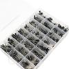 500 Electrolytic Capacitors Assortment Kit (24 Specs, 0.1uF - 1000uF Range)