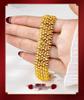 Retro Gold Heart Bead Bracelet for Women - High-End Imitation Southeast Asian Jewelry, Versatile Accessory