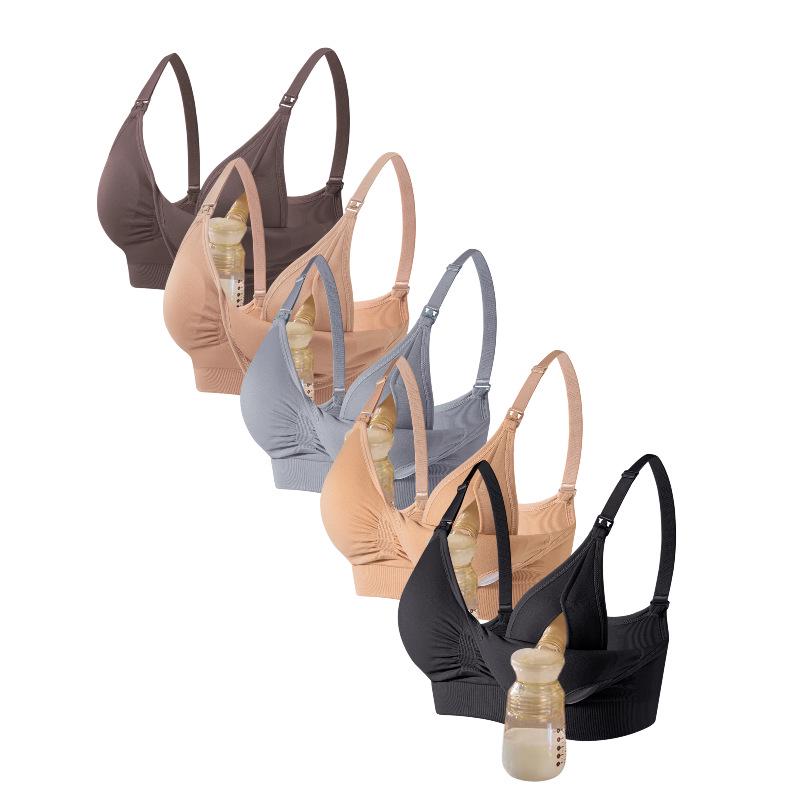 Hands-Free Breast Pumping Bra for Nursing, Breathable Maternity and Breastfeeding Support