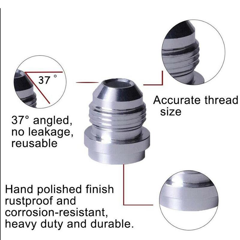 

3 4 6 8 10 12 16 20 AN Aluminum Weld On Bung Weld On Fittings AN3
