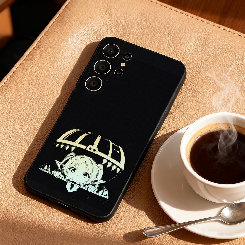 S-Sousou No F-Frieren Phone Case For Samsung S26,S25,S24,S21,S22,S23,S30,Ultra,S20,FE,Lite,10,9,Black Cover