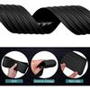 Car Rear Bumper Guard Protector Anti-Collision Patch Anti-Scrape Rubber Universal Trunk Door Entry Guards for SUV/Cars Non Slip Black with Tape 38