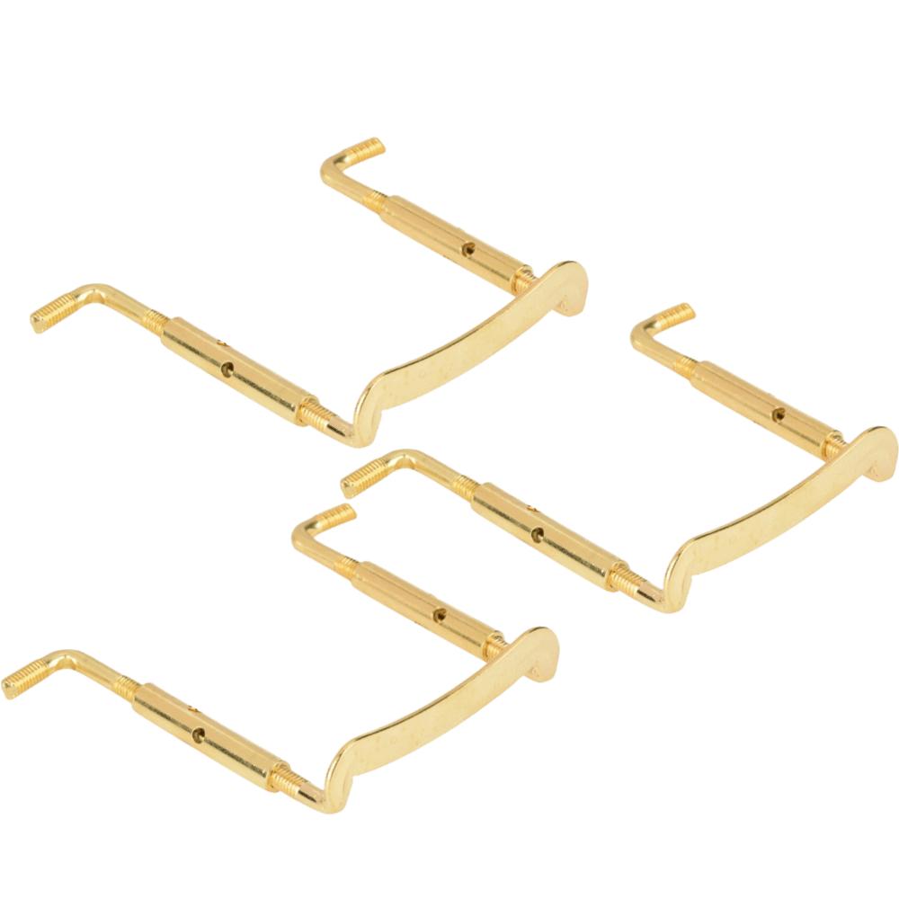 3PCS Gold Color Violin Chin Rest Clamp Metal Violin Replacement Parts  Violin Replacement