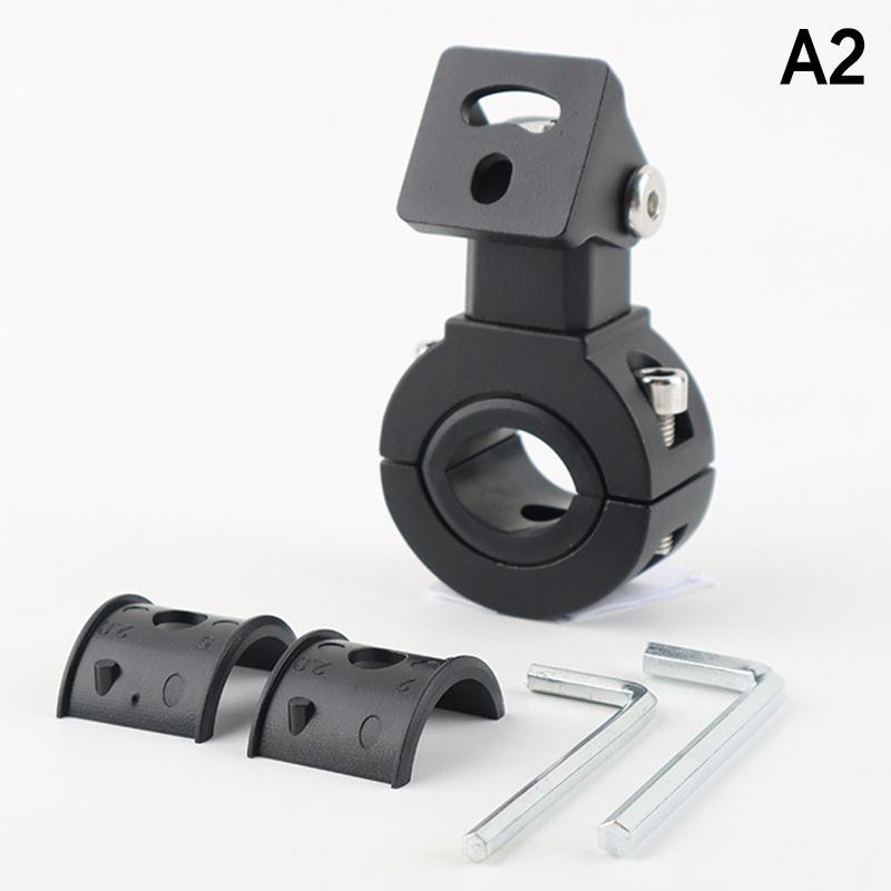 Universal Adjustable Motorcycle Headlight LED Spotlight Bracket Aluminum Mount Holder for Offroad Adventure Riding