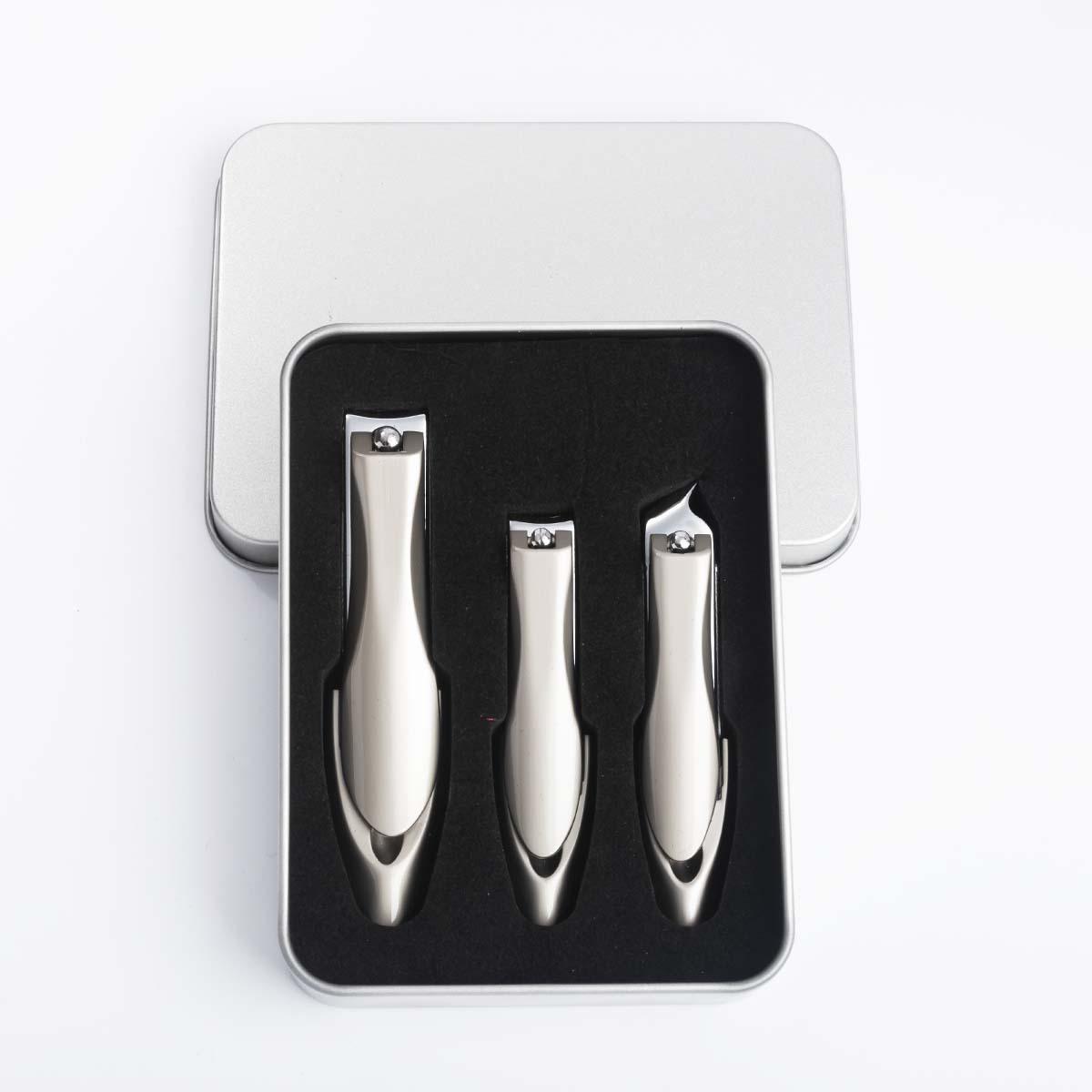 

3-Piece Nail Clipper & Manicure Tool Set for Home Grooming