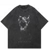 2026 Hot Sale Hip Hop Faded Black T-Shirt Streetwear Animal Graphic T Shirt Doberman Dog Printed Men Tshirt Cotton Tops Tees Hipster Short Sleeve
