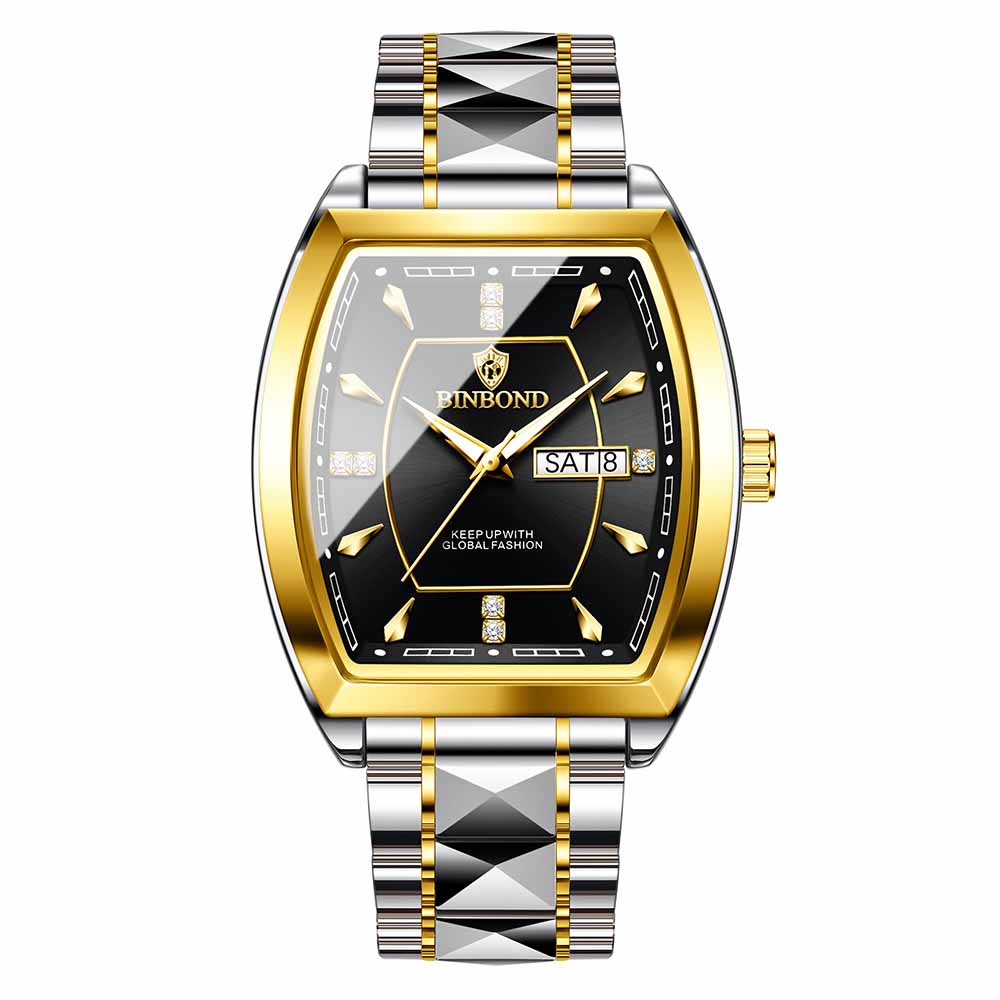 Men's Waterproof Luminous Running Alarm Clock Watch