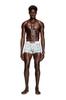 Diesel Men's DAMIEN Boxer Shorts, A177630LHBH, Medium, White/Brown, E6190