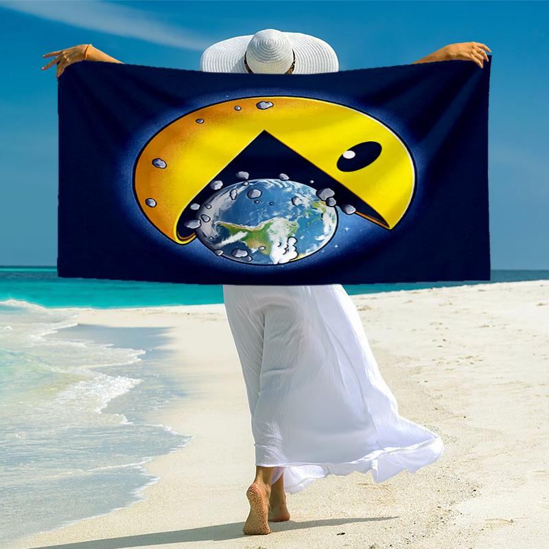Pixel Game Fashion Beach Towel: Ideal for Summer Adventures Soft, absorbent and quick drying suitable for swimming and bathing
