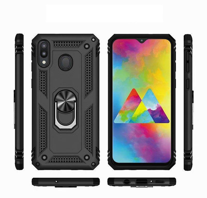 Armored case for Samsung Galaxy A20E, Nox Case Ring, black