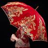 Red Bridal Umbrella Set for Chinese Wedding Ceremony and Dowry