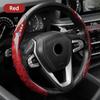 BBJV7 2Pcs Car Non-Slip Steering Wheel Cover Protection For BMW 50th M Sport M3 M4 M5 E36 E39 E46 E60 E90 F15 F20 G30 X1 X3 X5 X7 Logo