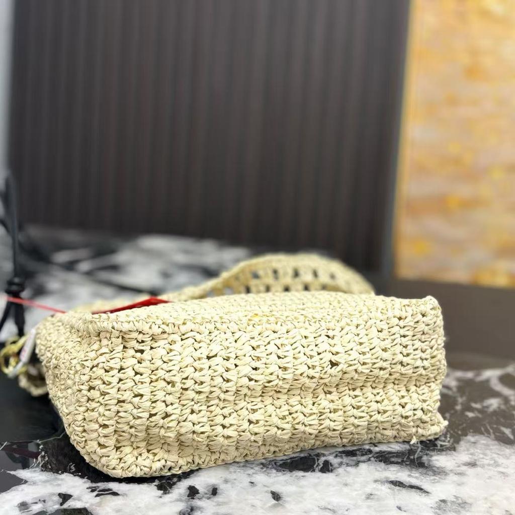 Luojia zeevakantie geweven tas dames, nieuwe trendy lente en zomer mode schoudertas grote capaciteit strooien tas