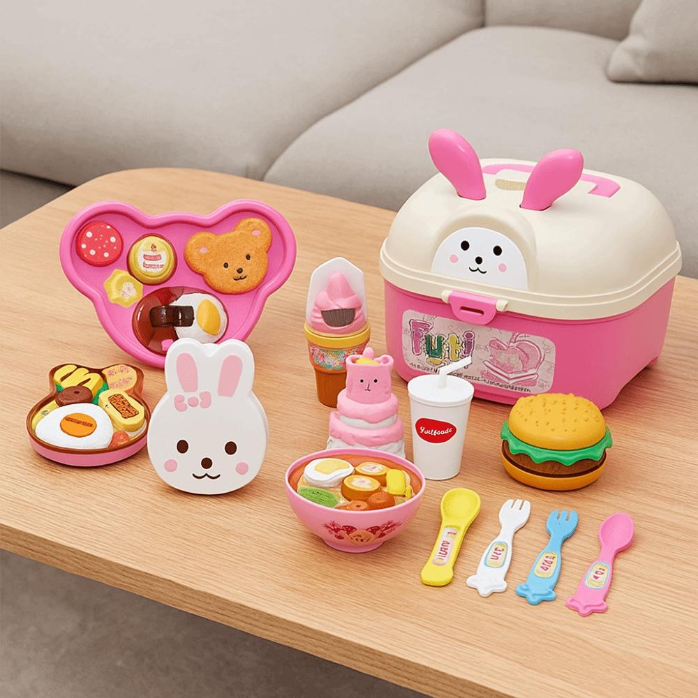 Pretend Play Pudding Feeding Set Simulation Model Play House Toys  Children's Toy
