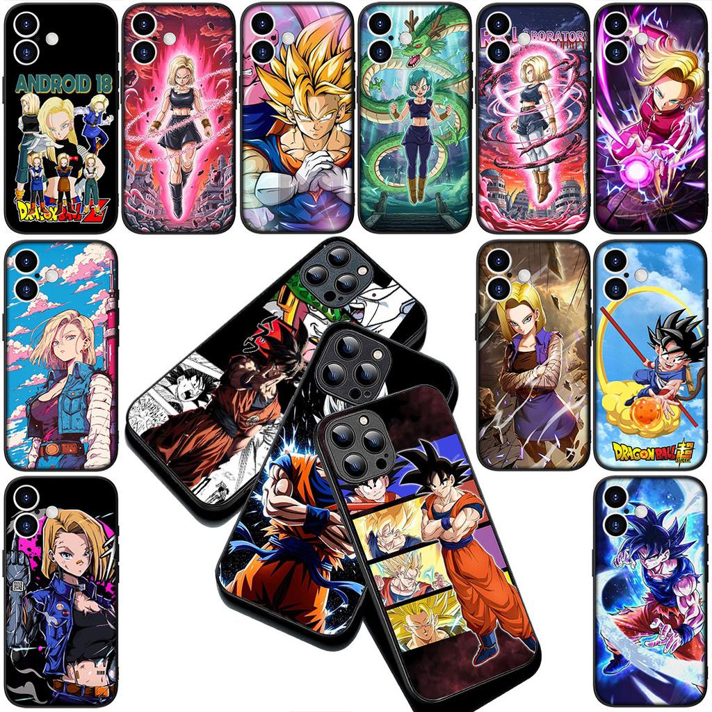 Android 18 Dragon Goku Ball Z Cover for Motorola Moto Edge 70 60 Fusion NEO Pro G Stylus G56 G96 G04 G05 20 Coque Phone Case