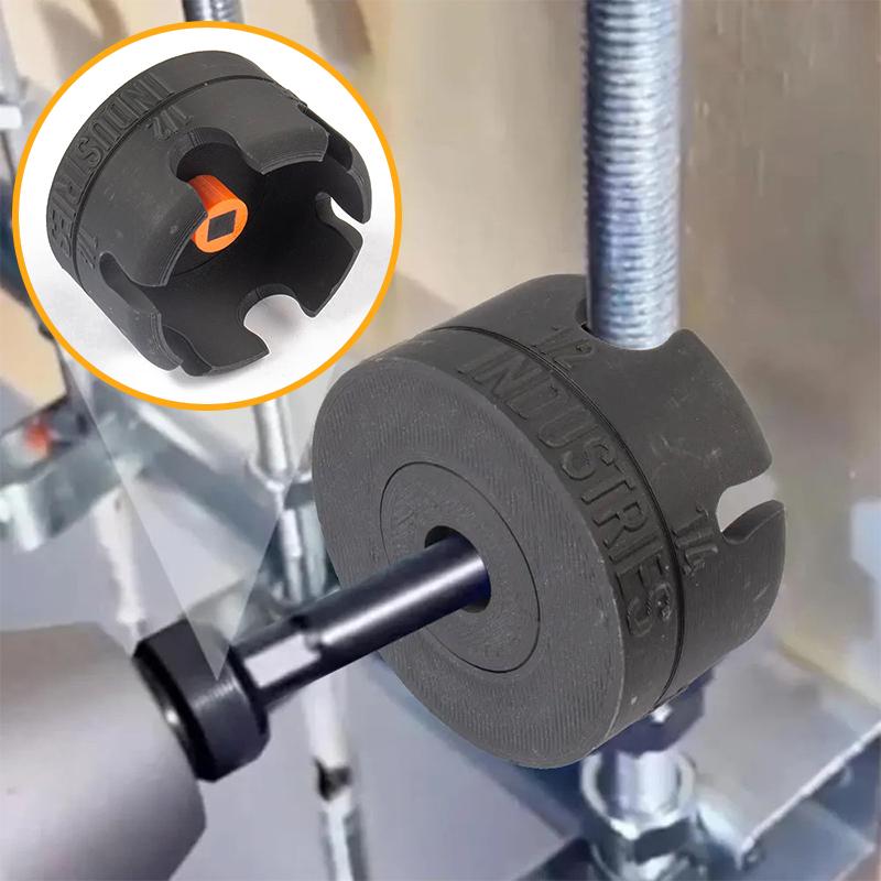 Portable Nut Extractor Tool Quick Removal Nuts And Bolts For Threaded Rods And Nuts In 1/4", 3/8" And 1/2" Sizes Nut Extractor