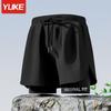 Mens Double-Layered Board Shorts Swim Trunks Beach Swimming Surfing Quick-Dry Anti-Chafe Athletic Swimwear