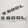SXFA2 3D ABS Car Letters Logo S500L S600L Badge Sticker Emblem Decals For Mercedes Benz S Class S500L S600L V221 V222 Tail Accessories