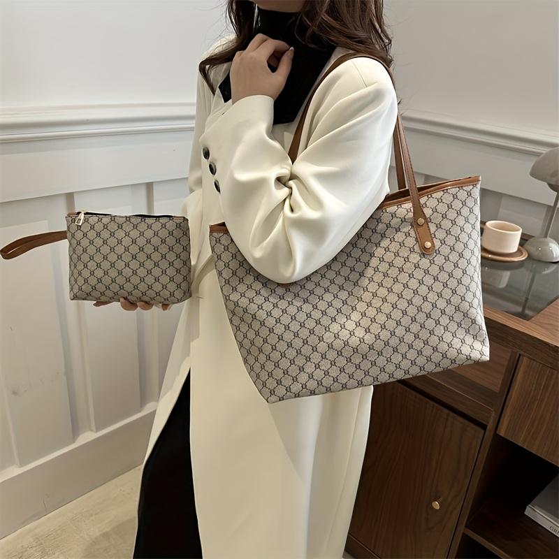 Large Capacity Women's Shoulder Bag Casual And Minimalist Classic Tote Spacious Women'S Commuting Tote Trendy Shoulder Bag