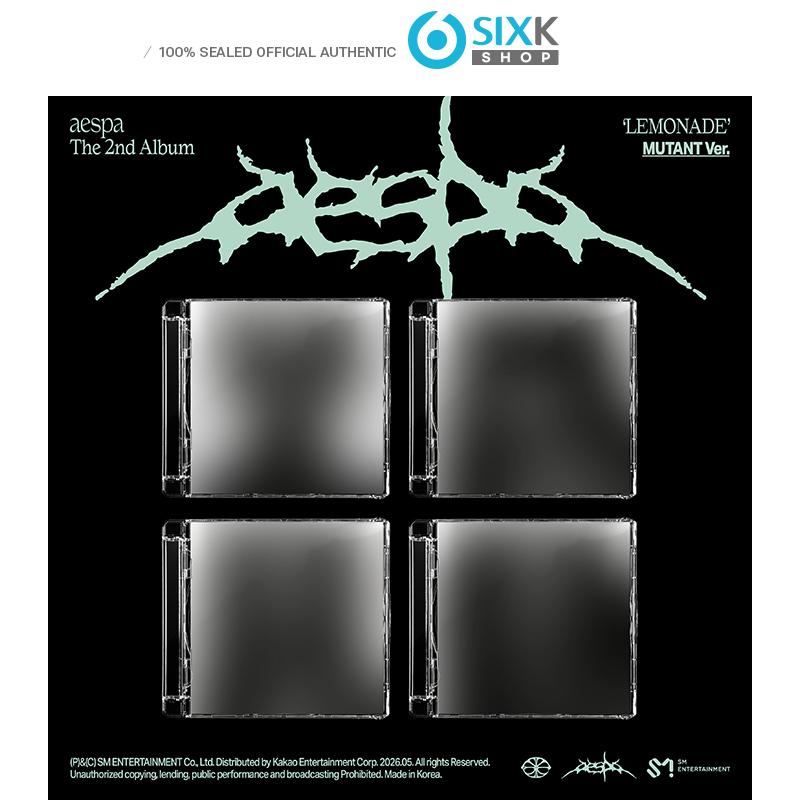 [Предзаказ] aespa - 2-й Альбом [LEMONADE] MUTANT Ver. [NO POB] RANDOM