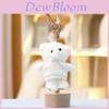 Plush Bear Keychain With Soft Short Plush For Cute Bag Decor And Gift For Kids