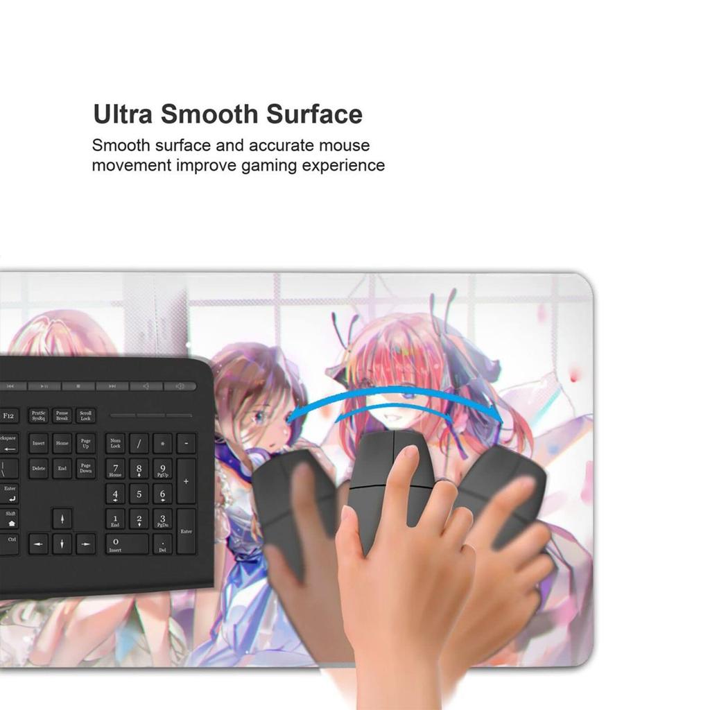 The Quintessential Quintuplets Mouse Pad Large Anime Ichika Nakano Nino Nakano Miku Nakano Shiko Nakano Satsuki Nakano Waterproof Peripheral Equipment