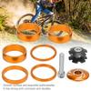 9 ks 28,6 mm podložek pod hlavové složení jízdního kola Snadná instalace Podložky pod představec řídítek Cyklistické příslušenství