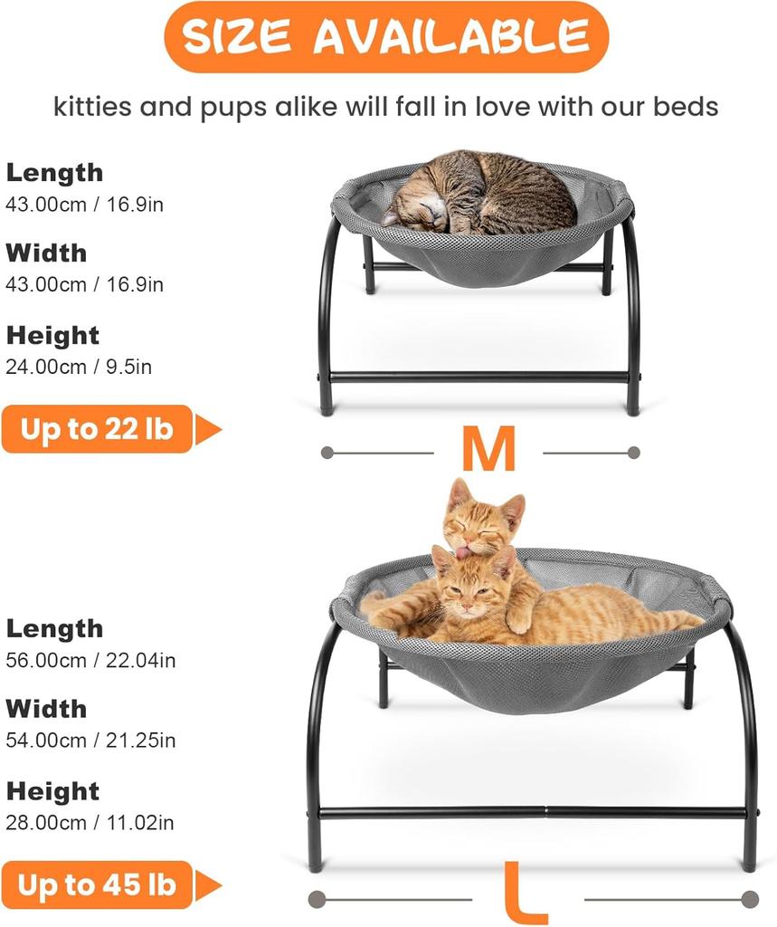 Cat Bed Dog Bed Pet Hammock Bed Free-Standing Cat Sleeping Cat Supplies Pet Supplies Whole Wash Stable Structure Detachable