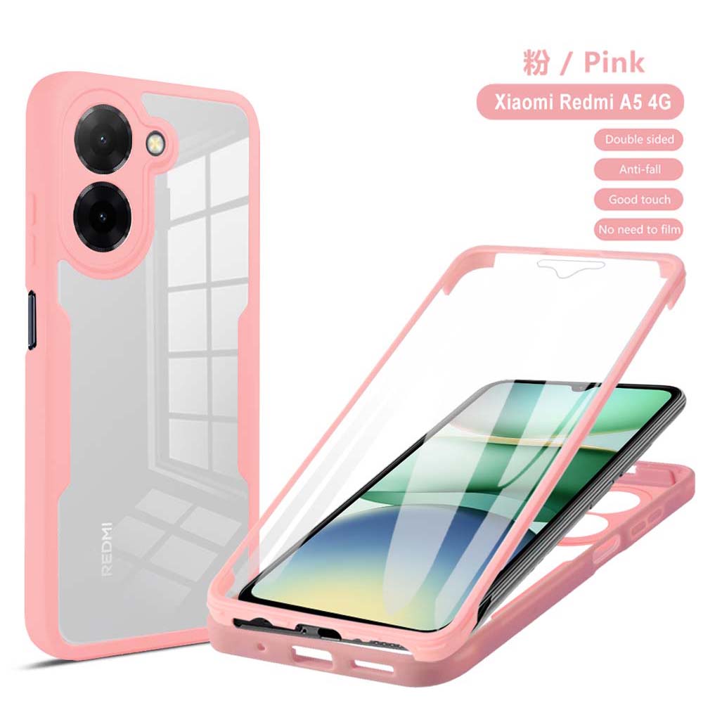 360 Full Body Screen Protector Transparent Case For Redmi A5 4G Global 171mm Size Shockproof Phone Cover