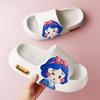 5cm Dicke Sohle Damen Hausschuhe Niedliche Prinzessinnen-Aufkleber Badezimmer Strand Indoor Sandalen Sommer Neu Paar Pantoletten Coole Schuhe