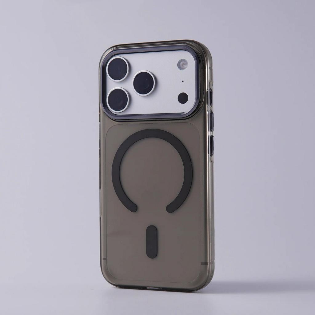 Luxury Matte Armor Shockproof Clear Case For iPhone 17 Air 16 15 14 13 12 Pro Max Plus For Magsafe Wireless Charge Hard PC Cover