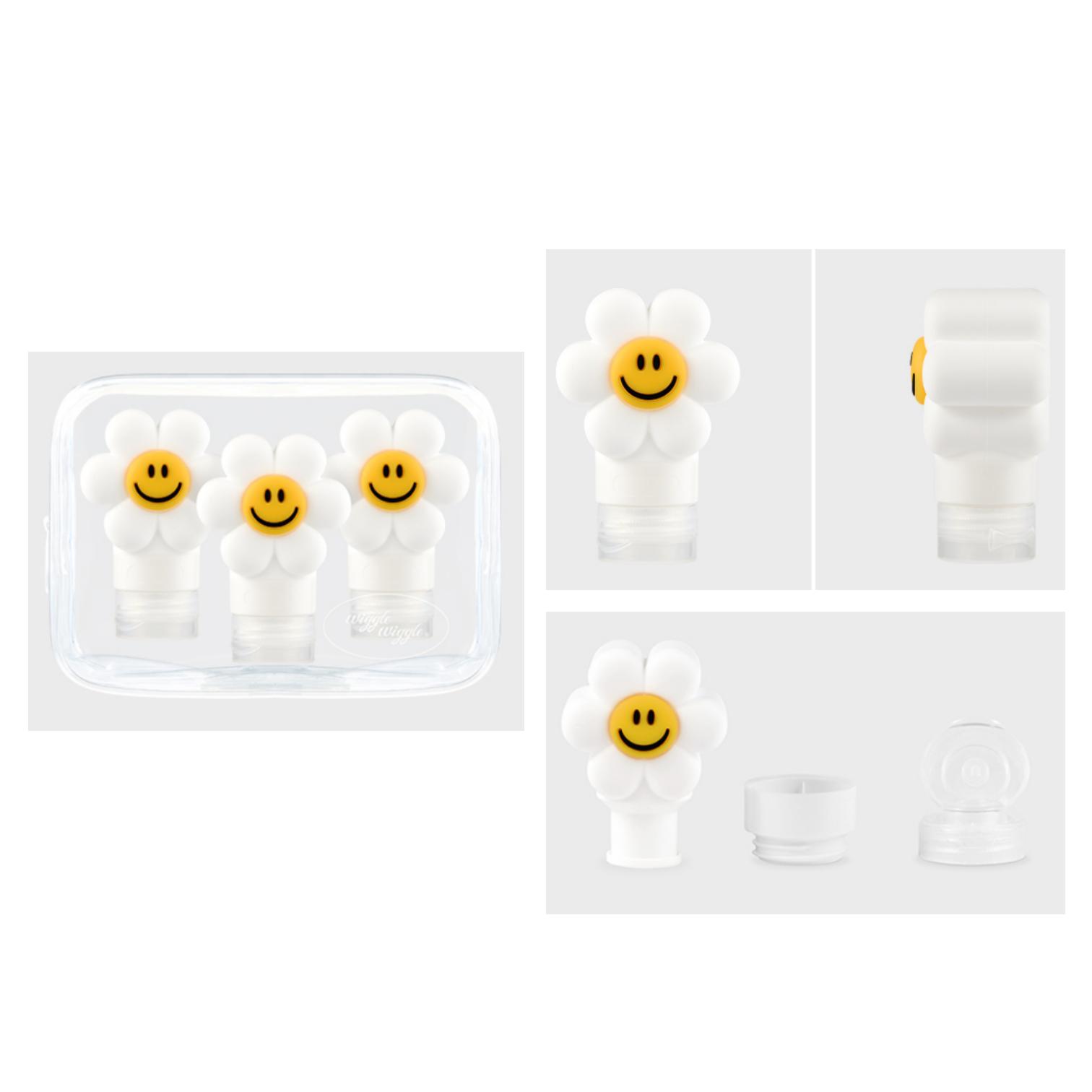 WIGGLE WIGGLE Travel Bottle 3P (With pouch)