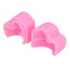 2pcs Fondant Molds Pink Duck Shape Reliable Durable Decorative Flexible Soft Washable Handicraft