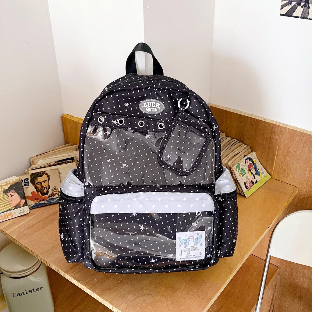 Schoolbag college style cute two-dimensional pain bag schoolbag junior high school girls large capacity backpack high school student computer bag