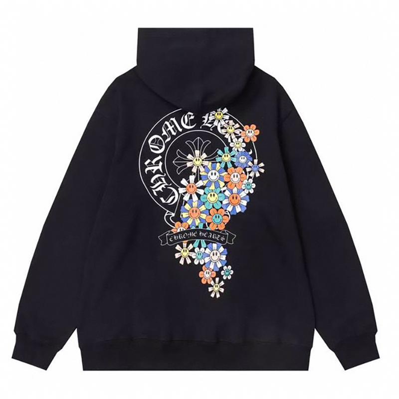 855 CHROME HEARTS 2025 Toamnă și Iarnă Nou Hanorac cu Glugă cu Logo Stil Clasic Mărimi Mari, Potrivit pentru Cupluri