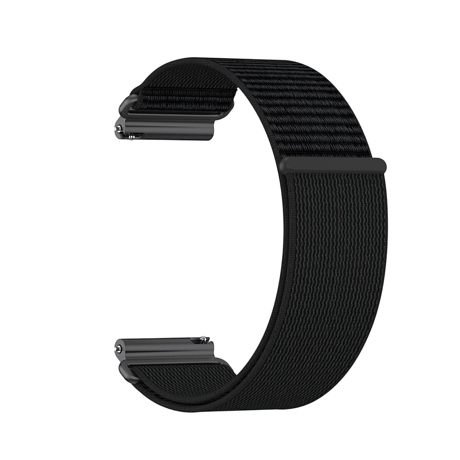 24mm Nylonový suchý zips Rýchloupínací pre Suunto Core Alpha/7 9 Baro Kovový konektor Priedušný Unisex Športový remienok 24mm Universal čierna