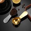 Kaffeelöffel aus Edelstahl Kaffeemesslöffel für gemahlene 15ml/30ml Bohnen Tee Zucker Feine Heim-Barista-Accessoires