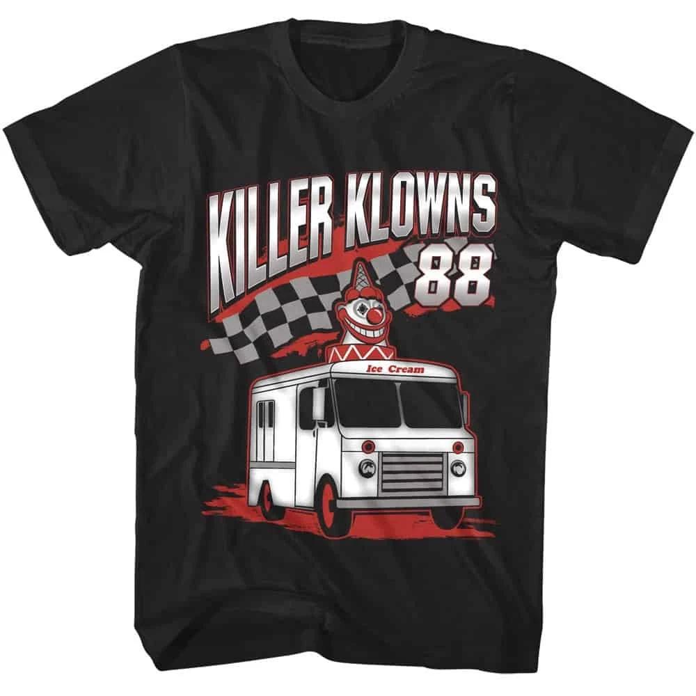 Мужская футболка Killer Klowns Мороженое Гонщик 88 2XL