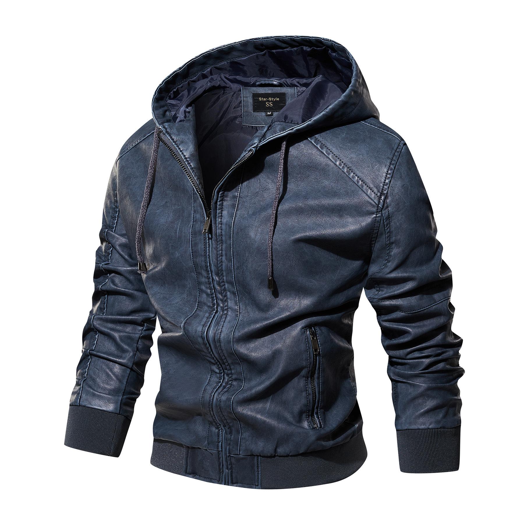 

Новые мытые и выцветшие мужские кожаные изделия четырех поколений Boutique Leather M
