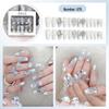 High-End Handmade Nail Art: Pure Desire Style Rhinestone Nail Stickers Collection.