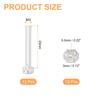 uxcell Clear Acrylic Screw M3 x 20mm Round Head Phillips Bolts and Hex Nuts for Mechanical and DIY Crafts 13-Piece Kit, Accessories, Electronics,