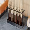 Billiard Cue Holder, Metal Stand, Freestanding Storage, Vertical Organizer,