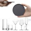 Round Coaster Cup Mats Coffee Drinks Silicone Cup Holder Thickened Non-Slip Heat Thickened Pads Kitchen Table Accessories
