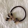French Acetic Acid Bow Hair Circles Daily Basics High Elastic Tie Hair Band Sweet Korean Headwear