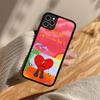 B-Bad Bunny Art Phone Case For IPhone 17 16 15 14 13 Plus 12 11 Pro Max PC+TPU Cases Back Cover