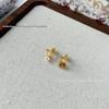 Asymmetrical Pearl and Star Letter CD Earrings - Trendy Women's Fashion