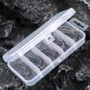 50pcs Super Strong Wide Gap Worm Hooks 2#-3/0# for Soft Plastic Baits Saltwater Freshwater Fishing