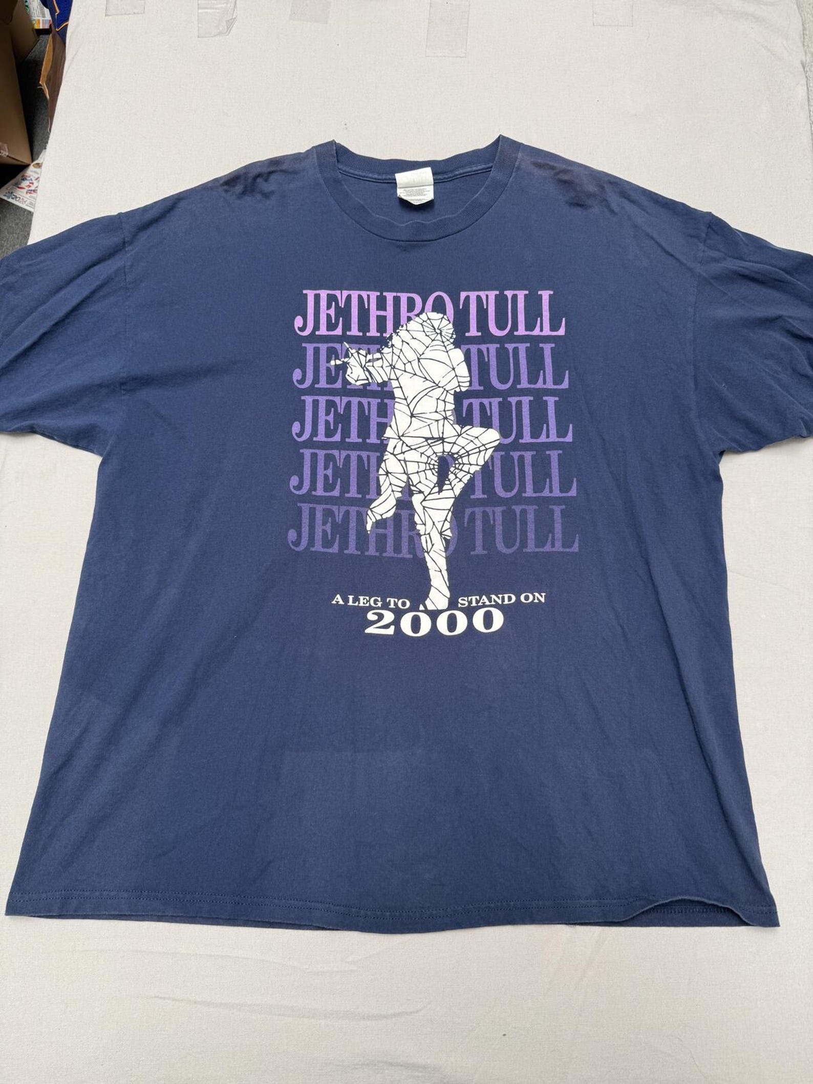Vintage Jethro Tull Tour T shirt A Leg to Stand On - 2XL S